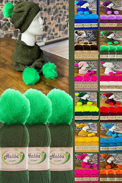 habba respect تريو-09 - (OUTLET) 3 ياماك+ 3 هدايا مصنوعة يدويًا من الفرو على ...