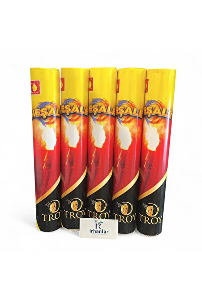 İRHANLAR Fitilli 5 Adet Mesal Pro 45 Sn Yanma Süresi Düğün Kına Sünnet Renk P...