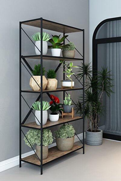 DEKOZUM STONE Saksılık Çiçeklik Saksı Rafı Çiçek Standı Çok Amaçlı Dekoratif ...