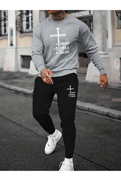 mercoledi G,Len Face Printed Unisex Women/Men's Crew Neck Oversize Bottom/Upp...