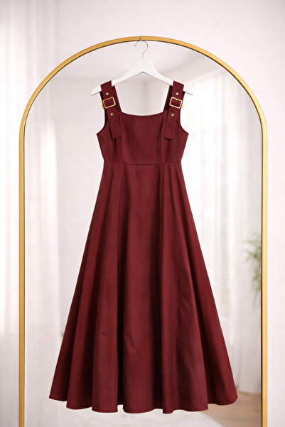 Bahar Altundemir Women's Strappy Denim Salopet Dress