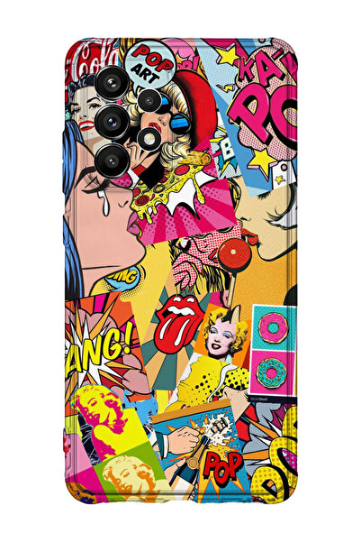 lelia حافظة هاتف شفافة مطبوعة متوافقة مع هاتف سامسونج جالاكسي A72 |   مجموعة ...