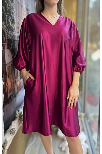 Gabriana Fashion Elegant satin dress