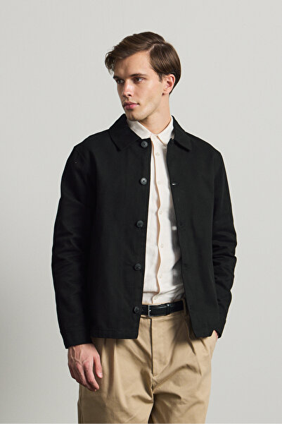 Danger Men's Relaxed Cotton Jacket Black