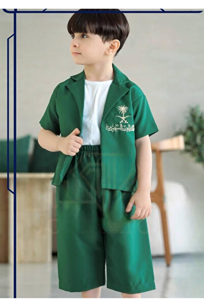 Abaya-AB National Day jacket and shorts, distinctive design with national ide...