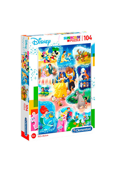 CLEMENTONI , SuperColor, Disney Dance Time, Puzzle, Unisex, 6+ years, 104 pcs