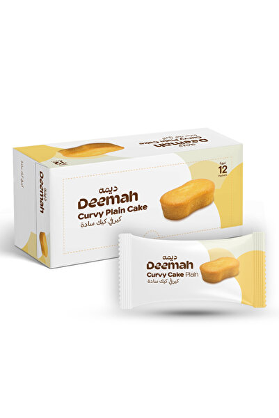 Deemah Curvy Plain Cake, 32 gm × 12