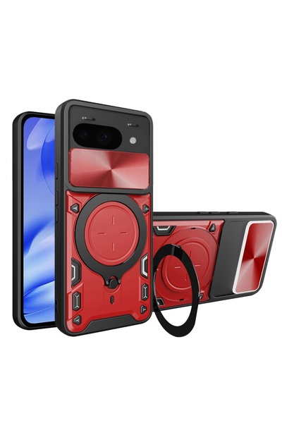 SKYDDAR INNOVATION Case for Google Pixel 9a, CamGuard Pro, Magnetic Ring, Cam...