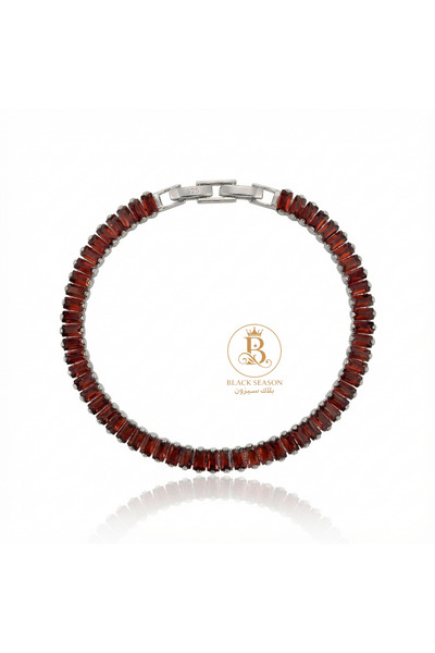 Black Season اسوارة تنس فاخرة لامع - |