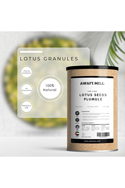 AWAFI MILL Lotus Seed Plumule No Additives (100 g | 3.5 Oz)