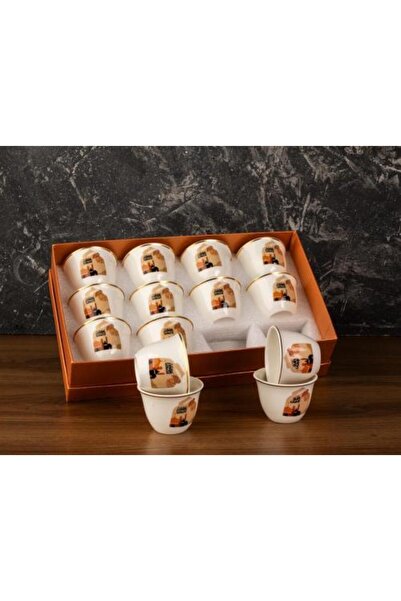 QUINN Set of 12 Coffee Cups with Unique Ramadan Design