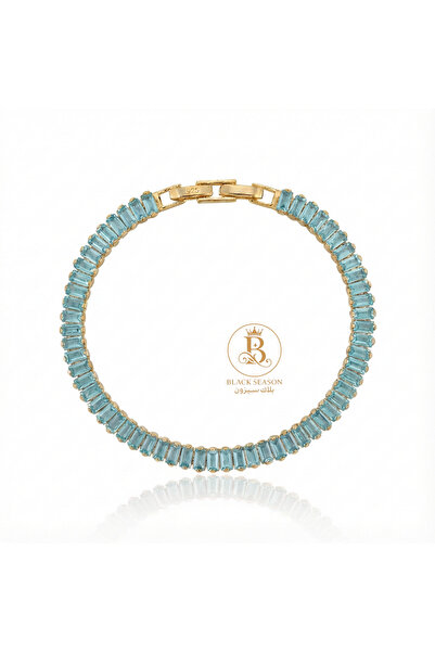 Black Season اسوارة تنس فاخرة لامع - |