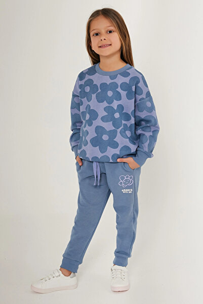 ROLY POLY Girl's tracksuit - light indigo