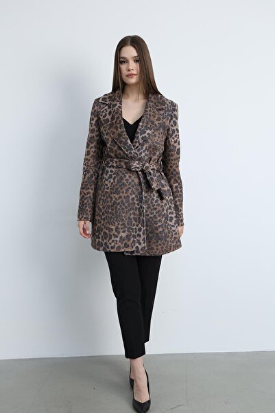 Swass Short Coat Leopard