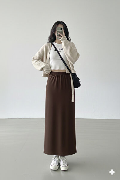 CNG MODA Scuba Buy Elastic Pencil Skirt