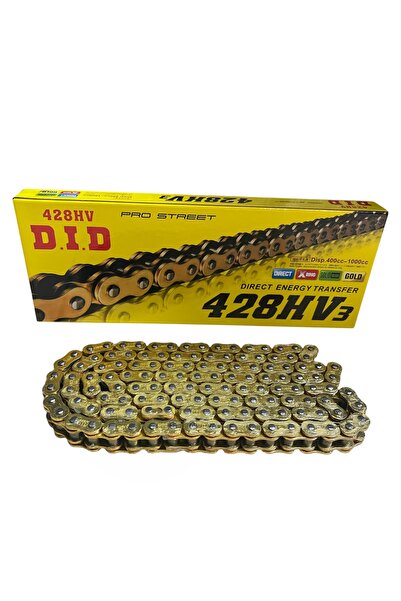 MOTORKİT MK D.İ.D 428H x 128L HVx3 O RİNGLİ ZİNCİR GOLD - DRİFT L - TK03 - CB...