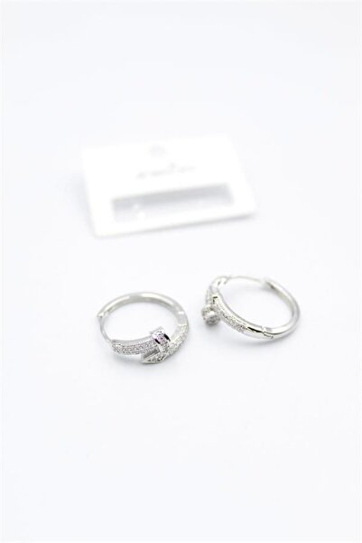 NOVAHAVEN Jewelled Stud Earrings - Silver