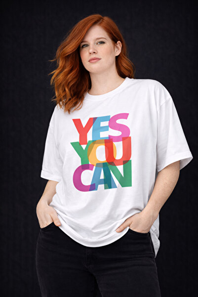 Me&On WEAR Motivational Slogan 100% Cotton Printed Oversize Unisex T-Shirt – ...
