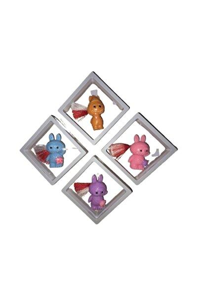 victiny Set of 4 Handmade Soap Martisoare with Frozen Flowers VICTINY®