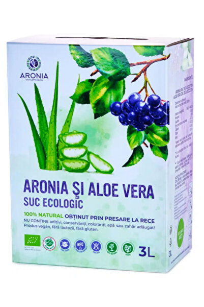 Aronia Charlottenburg Suc de Aronia si Aloe Vera 3L ECO