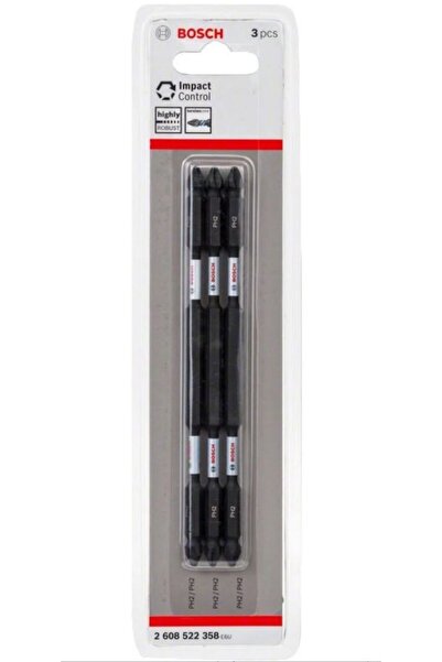 Bosch IMPACTC VİDALAMA ÇİFT UÇ PH2*150mm 3'lü