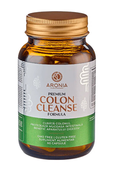 Aronia Charlottenburg Premium Colon Cleanse Formula: 60 capsule care protejea...