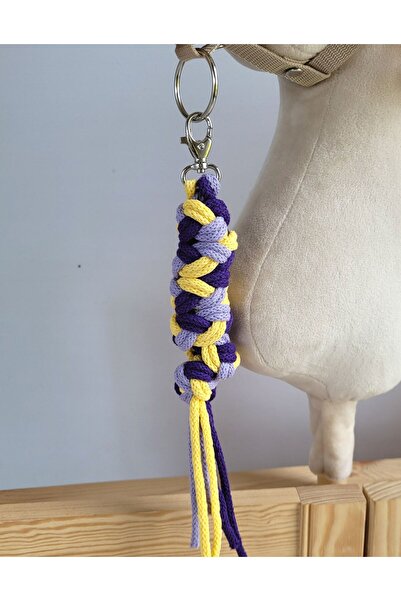 Other Lesă pentru cai Hobby Horse - Mov/Mov închis/Galben