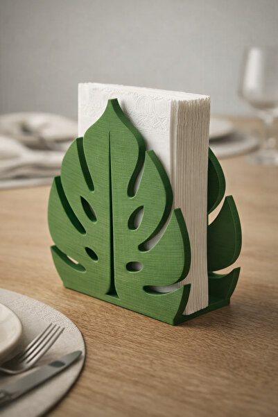 loftico Monstera Temalı Peçetelik – Masana Doğadan İlham - Bitki Temalı Şık M...