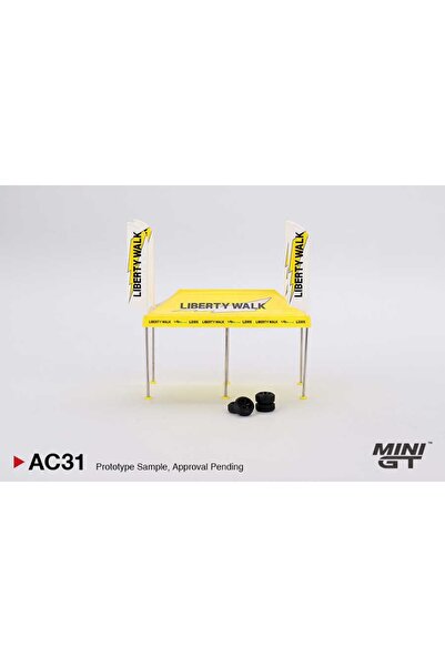 mini gt AC31 1/64 Paddock Siervice Tent Set - LB Racing