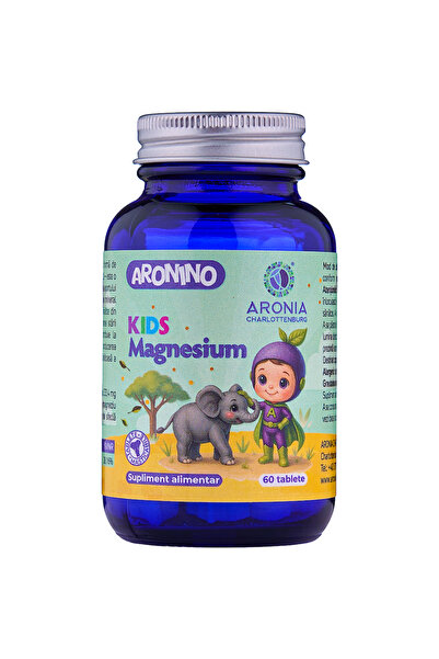 Aronia Charlottenburg Aronino Kids Magnesium , 60 tablete masticabile care sp...