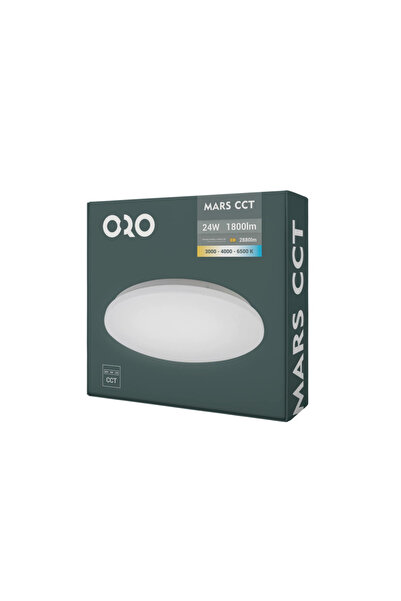 LED-POL Plafoniera LED ORO MARS CCT, Rotunda, CRI>90, Temperatura Reglabila 3...
