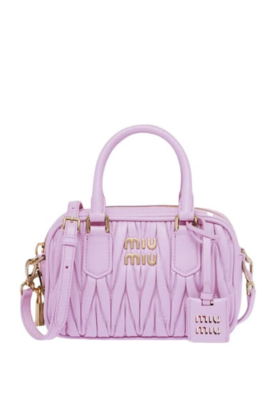 MIUHOME Arcadie Quilted nappa leather bag Top Handbag Shoulder With Crossbody...