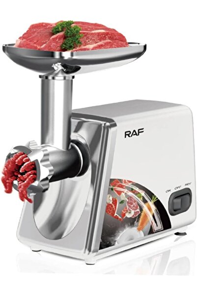 raf Electric Meat Grinder 300W Max – Stainless Steel Meat Mincer with 3 Grind...