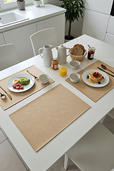 Morika Hotel & Home Textile Basic Serisi 6'lı Süet Suni Deri Amerikan Servisi...