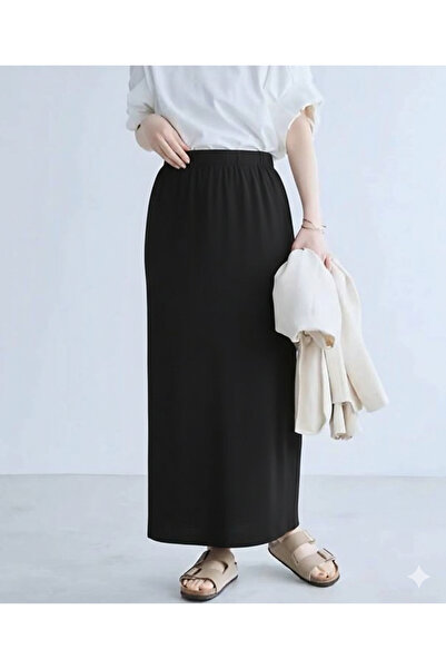CNG MODA Plain Scuba Pencil Skirt
