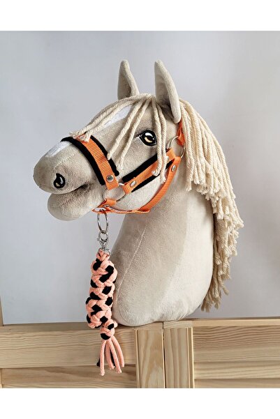Other Set Hobby Horse: Căpăstru A3 cu blană neagră + lesă din frânghie - negr...