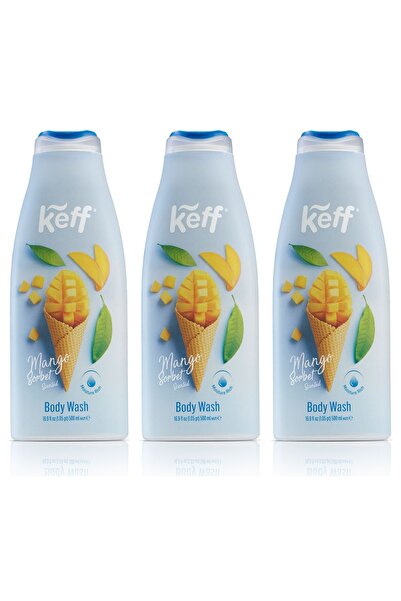 Sano SET 3 BUCĂȚI - Gel de duș hidratant cu sorbet de mango 500ml