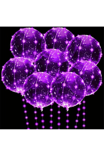BIUPSER 10x Inflatable Balloons, Bobo Balloons Led, Transparent Inflatable Ba...