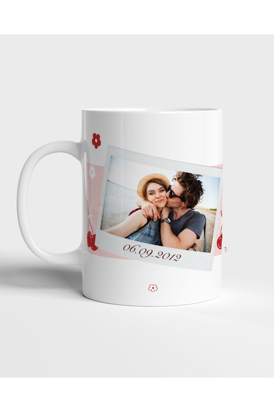 GRN TASARIM Seni Seviyorum Detaylı Fotoğraf ve İsim ile Kişileştirilebilir Ba...