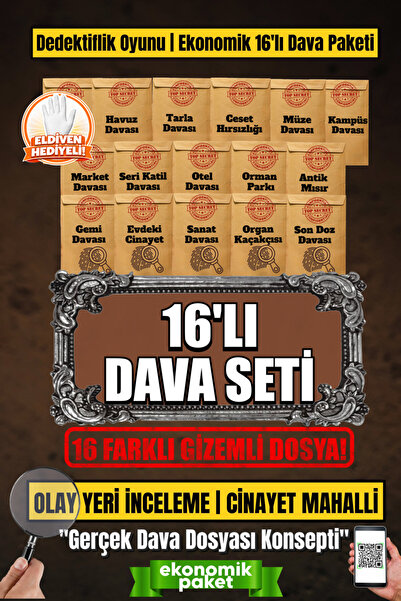 GameBulance Dedektif Oyunu Cinayet Çözme | 16 Farklı Gizemli Dava Kutu Oyunu ...