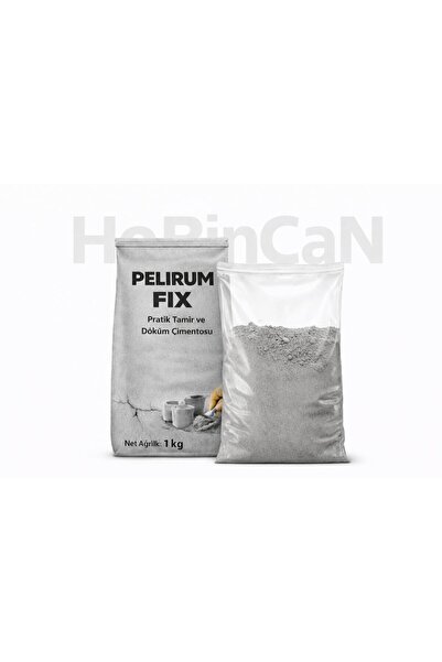 Pelirum Fix Tamir ve Hobi Gri Çimentosu 1 KG – Çatlak Kapama, Delik Dolgu ve ...