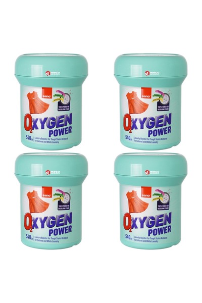 Sano SET 4 PIECES - Oxygen-Boost Laundry Powder 540g