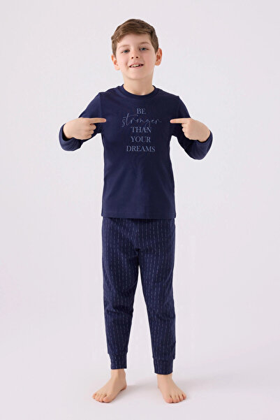 Arnetta Father Son Dual Suit - Navy Blue
