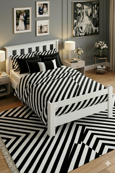 Herseycik Softline Mdf Karyola | Tek Ve Çift Kişilik Yatak Uyumlu Kolay Kurulum