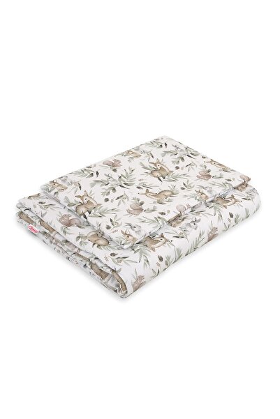 Other Children's bedding set with filling 135x100 cm - woodland olive