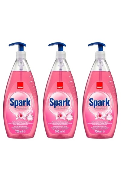 Sano SET 3 PIECES - SPARK Nourishing Almond Hand Soap 700ml Pump