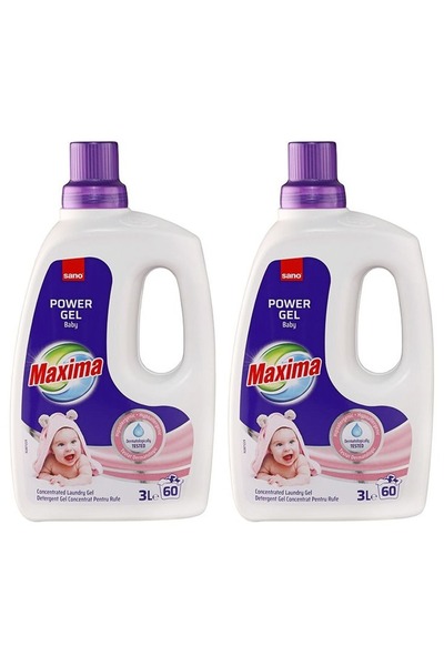 Sano SET 2 PIECES - Maxima Baby Concentrated Laundry Gel 60 Washes, 3L