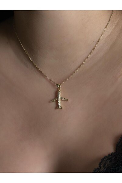 RENDA ACCESSORY Uçak Kolye Çelik