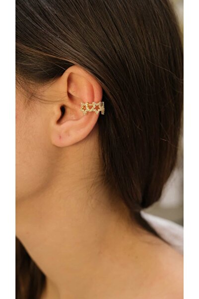 Jerie Star Figure Zircon Stone Earcuff Cartilage Earring
