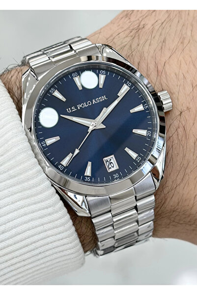 U.S. Polo Assn. Orijinal 2 Yıl Garantili 5ATM Su Geçirmezlik Lacivert Kadran ...